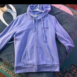 Victoria Secret Purple Zip Up Hoodie